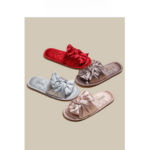 Elegant Bow Indoor Slippers – Soft, Non-Slip, Quiet Comfort - Image 10