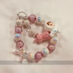 Fun 3D doll astronaut beaded cartoon Korean phone charms anti-lost keychain - Image 4