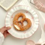 Elegant Bow Ceramic Dinnerware Set - Wavy Edge INS Style - Image 8