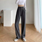 Black High-Waist Wide-Leg Formal Pants - Image 6