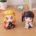 Demon Slayer  Figurines - Tanjiro, Nezuko, Zenitsu & Rengoku Collectibles - Image 8