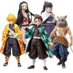 Demon Slayer Collectible Figurines - Tanjiro, Nezuko, Zenitsu & Hashira Models - Image 8