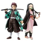 Demon Slayer Collectible Figurines - Tanjiro, Nezuko, Zenitsu & Hashira Models