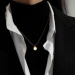 Light Luxury Letter Necklace - Titanium Steel Elegant Clavicle Chain - Image 8