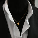 Light Luxury Letter Necklace - Titanium Steel Elegant Clavicle Chain - Image 7