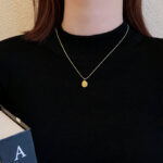 Light Luxury Letter Necklace - Titanium Steel Elegant Clavicle Chain - Image 5