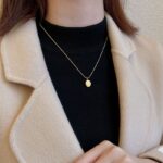 Light Luxury Letter Necklace - Titanium Steel Elegant Clavicle Chain - Image 3