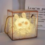 Rabbit Night Light – Cute Bedside Lamp for Girls' Rooms & Gifts - Image 2