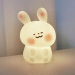 Rabbit Night Light – Cute Bedside Lamp for Girls' Rooms & Gifts - Image 3