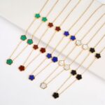 Titanium Steel Five-Petal Flower Jewelry Set – Earrings, Bracelet & Necklace - Image 4