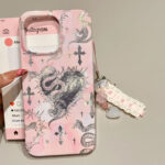 Gothic Cross & Snake iPhone Case – Dark Aesthetic, Matte Finish - Image 8