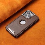 Premium Leather Texture MagSafe iPhone Case – Shockproof for iPhone - Image 8