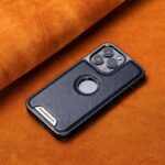 Premium Leather Texture MagSafe iPhone Case – Shockproof for iPhone - Image 5