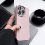 Litchi Texture Shockproof Phone Case – Stylish & Durable Protection - Image 4