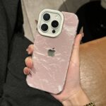 Electroplated Snow Velvet Phone Case – Soft & Stylish Protection - Image 2