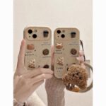 Coffee Bear Silicone Phone Case – Cute & Stylish Protection - Image 2