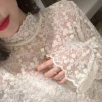 Chic Lace Mesh Blouse – Semi-Turtleneck Elegant Base Layer - Image 9