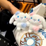Adorable Cinnamoroll Plush Keychain – Fluffy Bag & Key Pendant