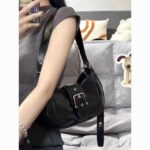Korean Retro Biker Underarm Bag –  Trendy Shoulder & Crossbody - Image 3