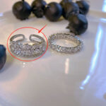 Trendy Zircon Open Ring – Adjustable Niche Style for Cool Girls - Image 4