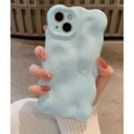 Bubble Cloud Wave iPhone Case – Matte Solid Color Cover for iPhone  Series