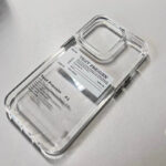 Letter Pattern Transparent Full-Cover iPhone Case – Drop-Resistant, Trendy