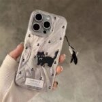 Black Cat Floral Phone Case – Soft Shockproof Aesthetic Cover - Image 6