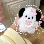 Pochacco Squeaky Plush Keychain – Cute Hanging Toy Gift - Image 5