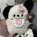 Pochacco Squeaky Plush Keychain – Cute Hanging Toy Gift