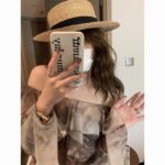 French Retro Floral Ruffle Off Shoulder Crop Top - Image 4