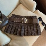 Leopard Print High-Waist Pleated Mini Skirt - Image 6