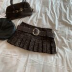 Leopard Print High-Waist Pleated Mini Skirt - Image 2