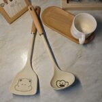 Cream Silicone Non-Stick Spatula and Ladle Kitchen Utensil Set - Image 8