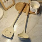 Cream Silicone Non-Stick Spatula and Ladle Kitchen Utensil Set - Image 6