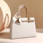 Genuine Leather Top-Handle Mom Handbag for Women - Image 2