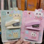 10pcs Mini Cartoon Stapler Set Portable Small Staplers - Image 7