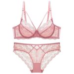 Sheer Lace Transparent Bra and Panty Set