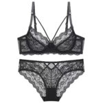 Sheer Lace Transparent Bra and Panty Set - Image 3