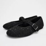 Round Toe Buckle Strap Ballet Flats Women Mary Jane Shoes - Image 2