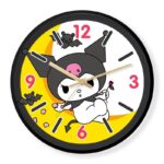 Sanrio Kuromi Cute Cool Silent Quartz Wall Clock - Image 7