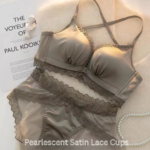 Front Closure Wireless Push-Up Bra – Thickened Padding, Beautiful Back Design