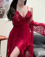 Ice Silk Camisole Slip Nightdress Sexy Lightweight Sleepwear - Image 8