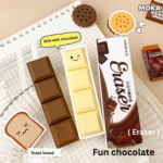 Creative Chocolate Eraser Simulation Shape Bread Biscuit Eraser Fun