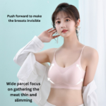 Cloud-Feel Seamless Sports Bra – Thin One-Piece Fixed Cup Wireless Bra for Small Chest Women