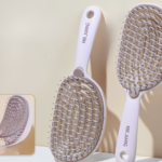 Curved Volume Lift Comb with Massage Cushion for Long and Curly Hair