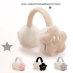 Foldable Plush Earmuffs for Warmth and Ear Protection