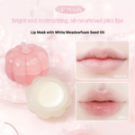 NOVO White Pond Flower Seed Oil Lip Mask – Moisturizing Lip Care, Light & Easy Absorbing Lip Powder