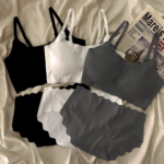 Seamless Sports Bra Set for Girls – No Steel Ring, Wireless Training Bra for Teens