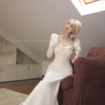 New Ruffled French Style Dress: High-End Coat with Bottoming Long Skirt for Women