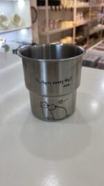 Cute Cat Doodle Stainless Steel Portable Travel Cup - Image 4